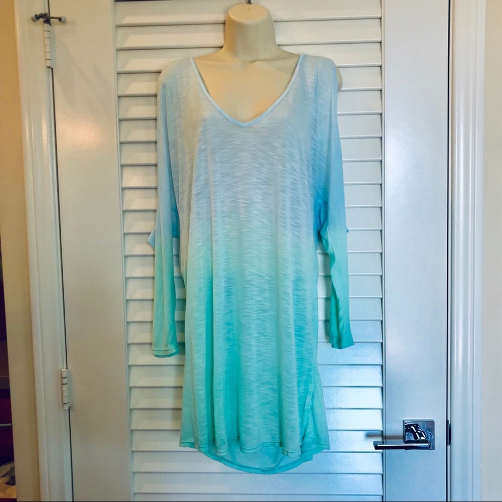 Blue Life Ombré Beach Cover Up